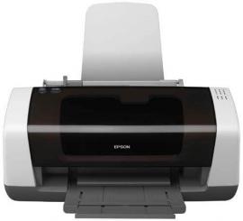 Цветной принтер Epson Stylus C45 с ПЗК и чернилами