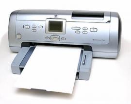 Принтер HP Photosmart 7960 с СНПЧ и чернилами