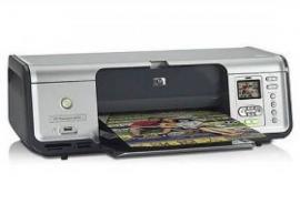 Принтер HP Photosmart 8050v с СНПЧ и чернилами