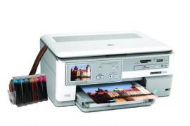 Принтер HP Photosmart D7163 с СНПЧ и чернилами