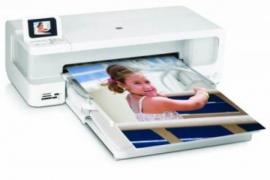 Принтер HP Photosmart B8550 с СНПЧ и чернилами