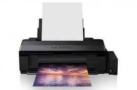 Принтер Epson L1800 с оригинальной СНПЧ и чернилами