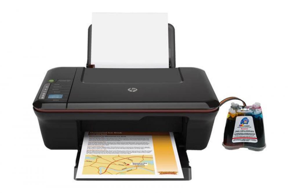 изображение МФУ HP DeskJet 3050, 3050A с СНПЧ и чернилами - изображение 1