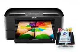 Принтер Epson WorkForce WF-7015 с СНПЧ и чернилами