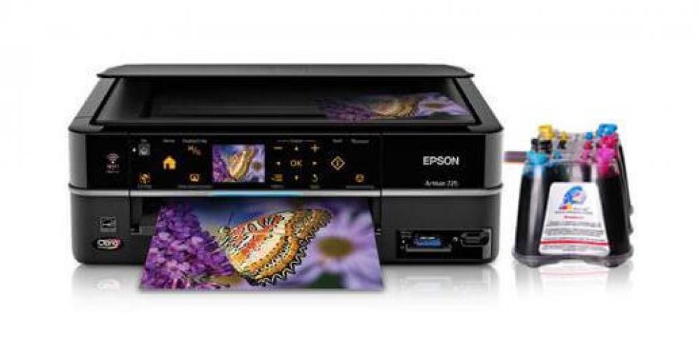 изображение МФУ Epson Artisan 725 с СНПЧ и чернилами - изображение 1