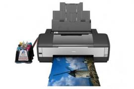 Принтер Epson Stylus Photo 1400 с СНПЧ и чернилами