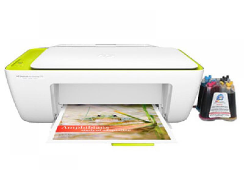 изображение МФУ HP DeskJet Ink Advantage 2135 с СНПЧ и чернилами - изображение 1