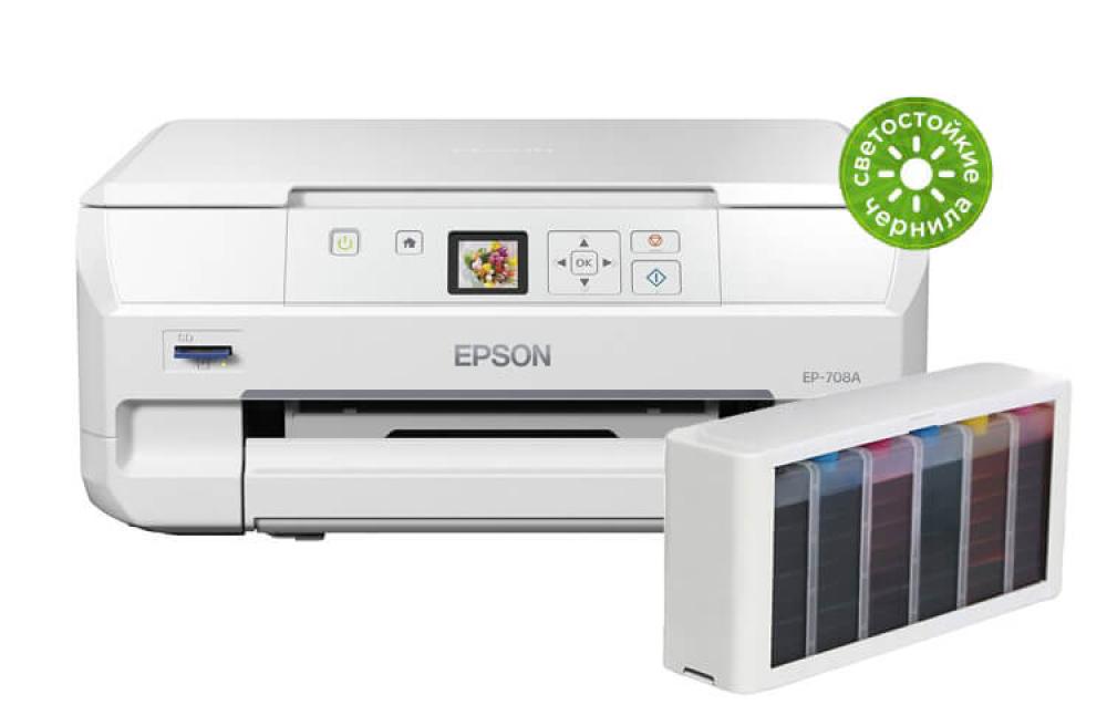 изображение МФУ Epson Colorio EP-708A с СНПЧ - изображение 1