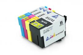 Комплект совместимых картриджей T252XL (C/M/Y/Bk) для Epson Workforce WF-3620 Комплект совместимых картриджей T252XL (C/M/Y/Bk) для Epson Workforce WF-3620