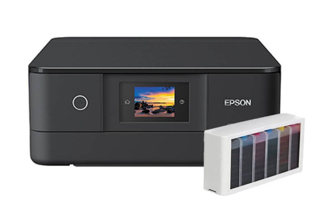 изображение МФУ Epson Colorio EP-879AW/AB/AR с СНПЧ и чернилами - изображение 1