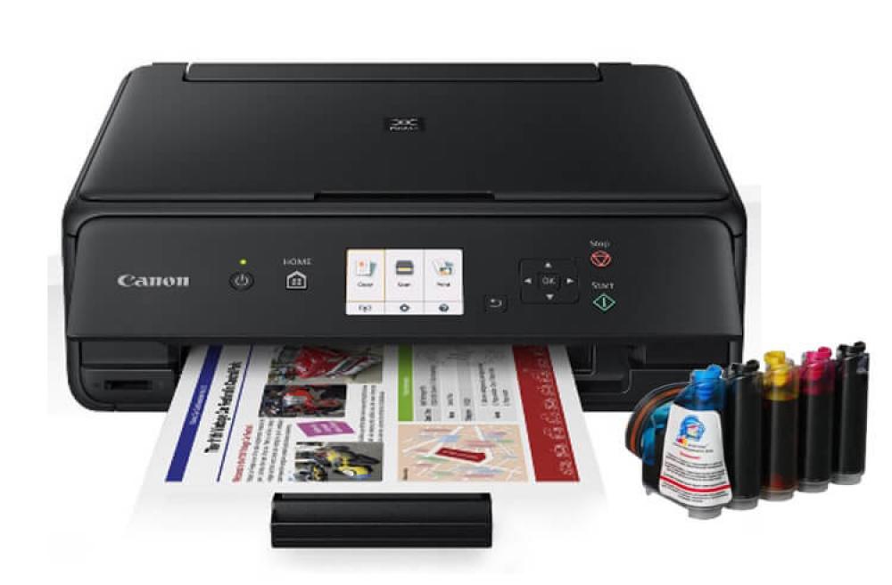 изображение МФУ Canon PIXMA TS5040 с СНПЧ и чернилами - изображение 1