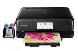 МФУ Canon PIXMA TS8040 с СНПЧ и чернилами МФУ Canon PIXMA TS8040 с СНПЧ и чернилами