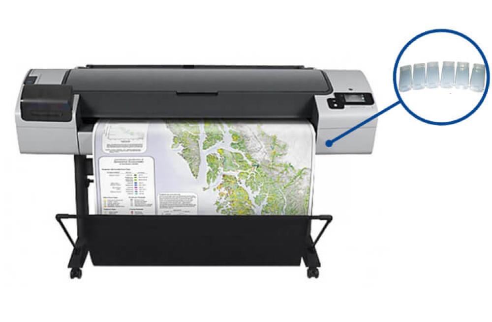 изображение Плоттер HP DesignJet T795 44" с ПЗК и чернилами - изображение 1