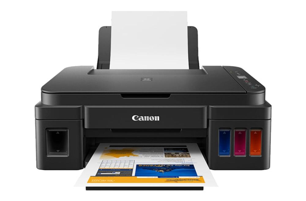 изображение МФУ Canon PIXMA G2410 с оригинальной СНПЧ и чернилами INKSYSTEM - изображение 1