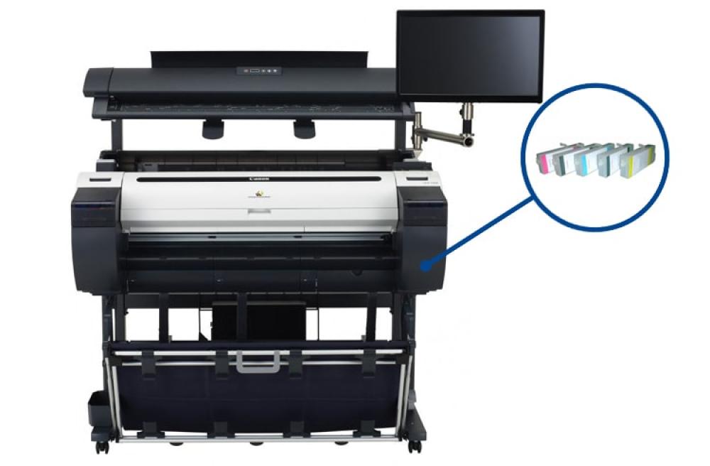 изображение Плоттер Canon imagePROGRAF iPF780 MFP M40 с ПЗК и чернилами - изображение 1