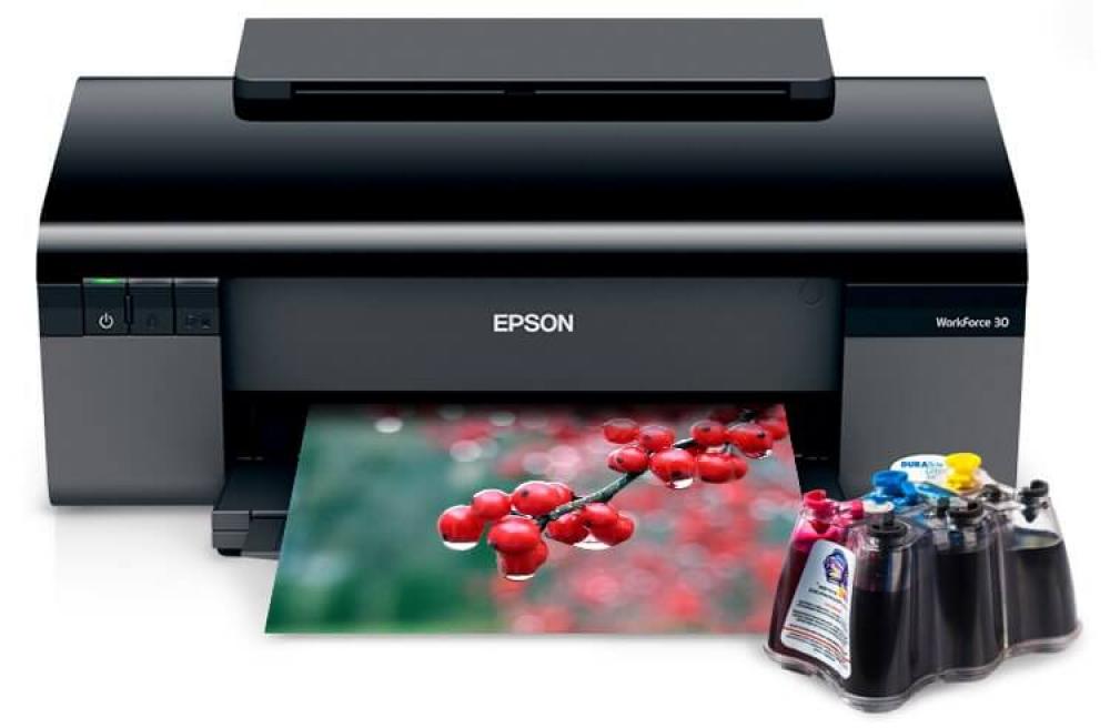 изображение Принтер Epson Workforce 30 с СНПЧ и чернилами - изображение 1