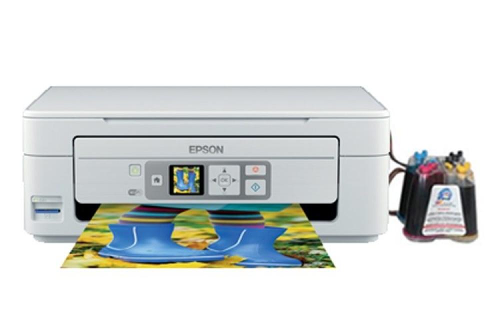 изображение МФУ Epson Expression Home XP-355 с СНПЧ и чернилами - изображение 1