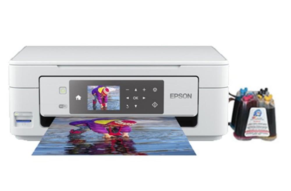 изображение МФУ Epson Expression Home XP-455 с СНПЧ и чернилами - изображение 1