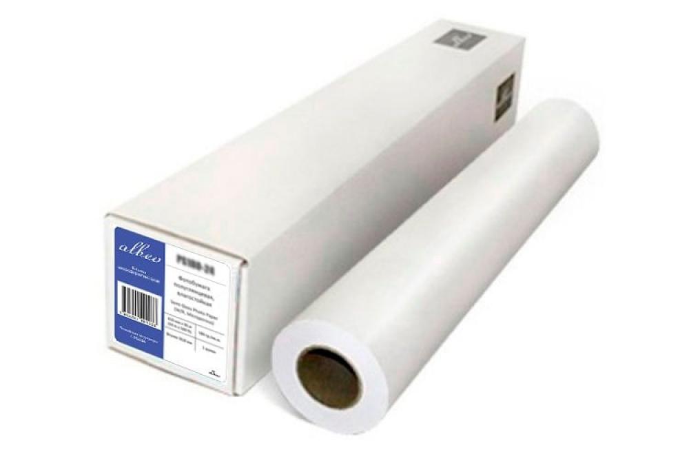 изображение Бумага Albeo InkJet для плоттеров 80г/м2 (610мм), рулон 45 метров - изображение 1
