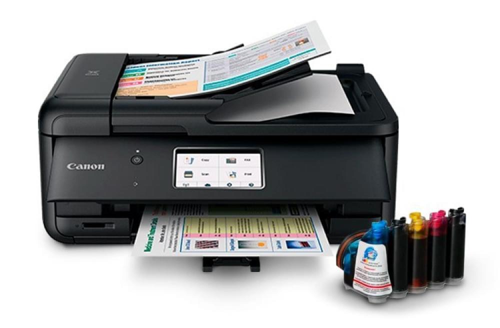 изображение МФУ Canon PIXMA TR8550 с СНПЧ и чернилами - изображение 1