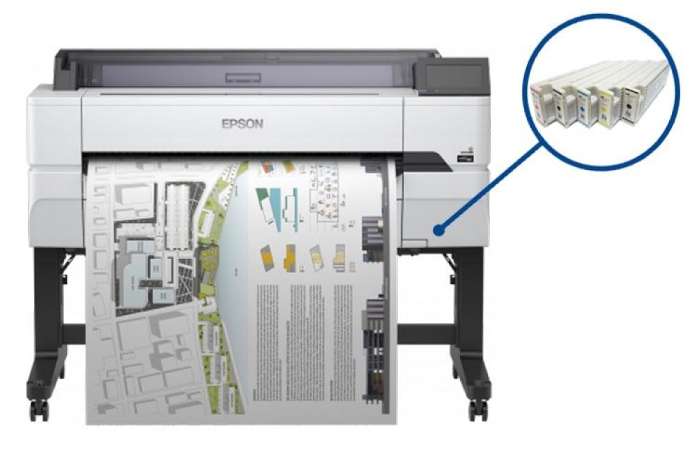 изображение Плоттер Epson SureColor SC-T5400 с ПЗК и чернилами - изображение 1