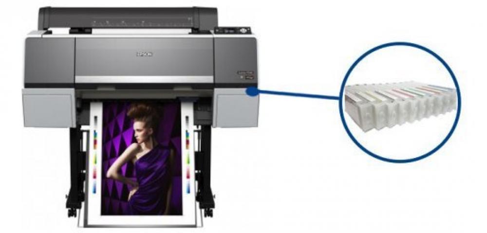 изображение Плоттер Epson SureColor SC-P7000V Spectro с ПЗК и чернилами - изображение 1