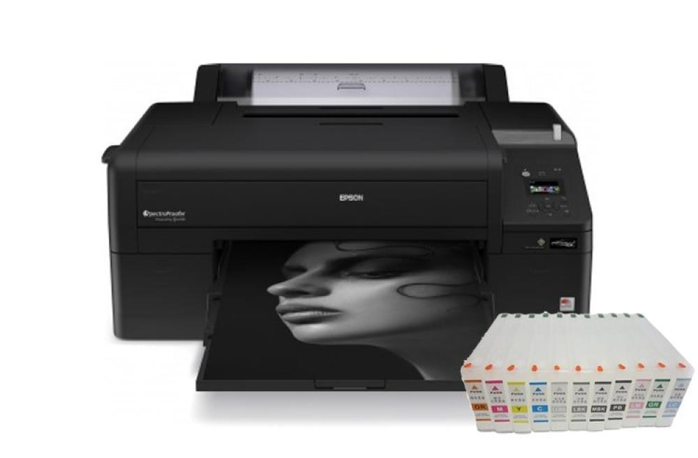 изображение Плоттер Epson SureColor SC-P5000 Spectro с ПЗК и чернилами - изображение 1
