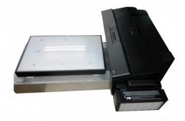 Планшетный принтер на базе Epson L1800 для печати на темных (цветных) тканях