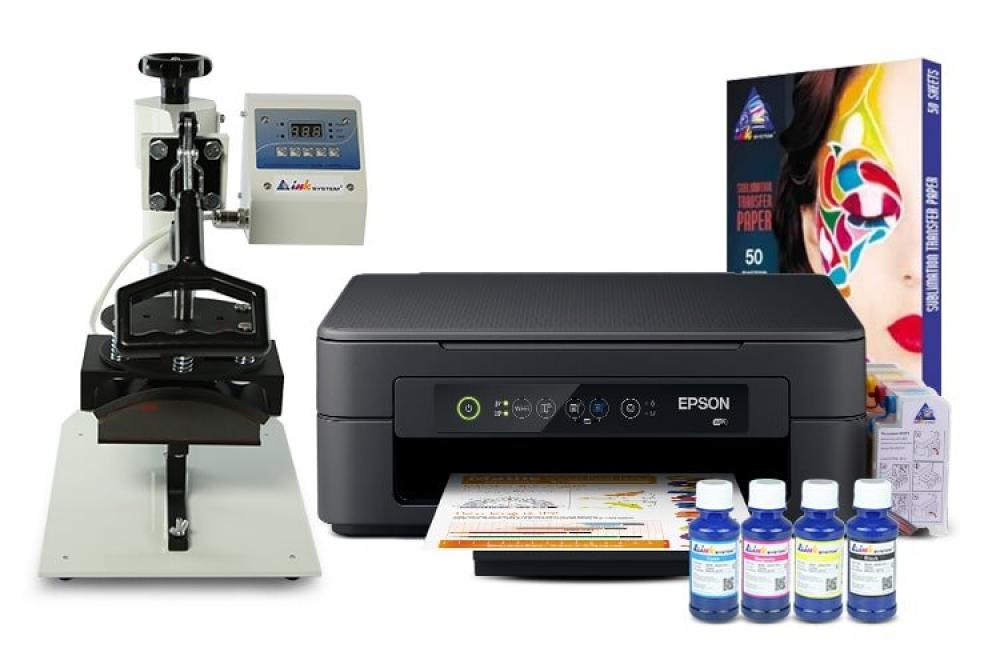 фото Кепочный термопресс INKSYSTEM B-01 и МФУ Epson XP-2100 с набором для сублимационной печати - inksystem.com.by - изображение 1