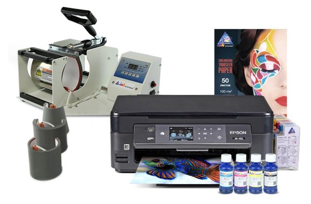 фото Чашечный термопресс INKSYSTEM M-04 4 в 1 и МФУ Epson XP-452 с набором для сублимационной печати - inksystem.com.by - изображение 1