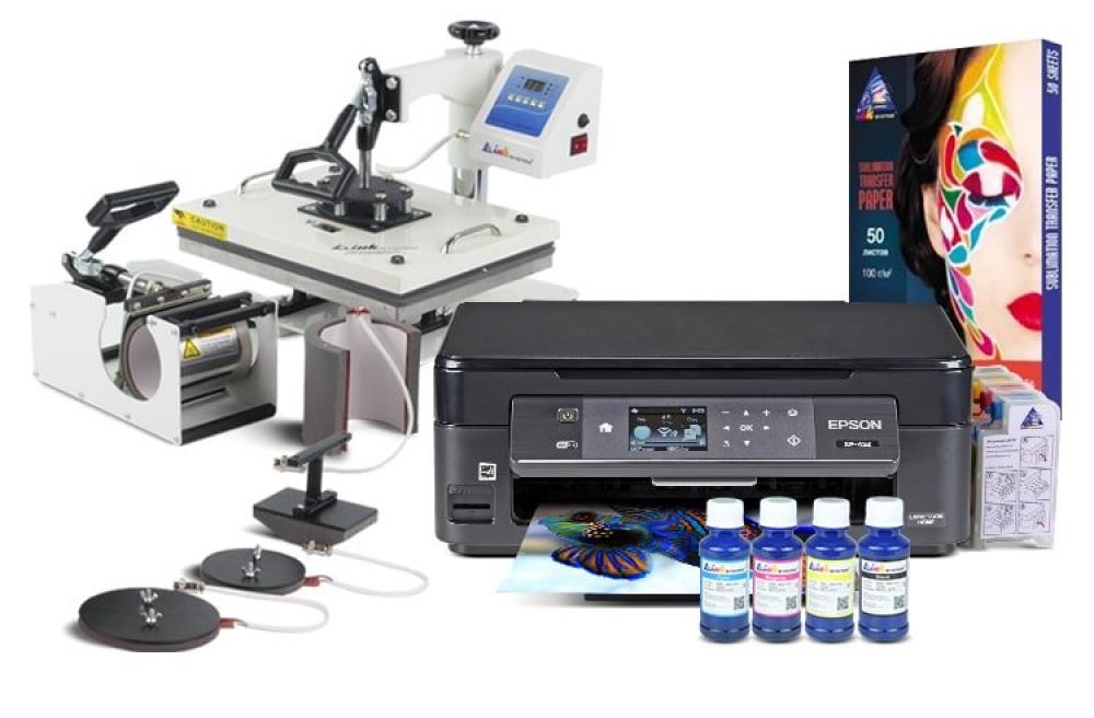 фото Многофункциональный термопресс INKSYSTEM C-06-2938 6 в 1 и МФУ Epson XP-452 с набором для сублимационной печати - inksystem.com.by - изображение 1