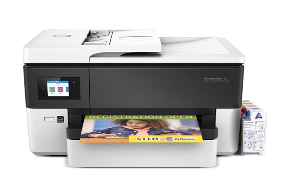 изображение МФУ HP OfficeJet Pro 7720 с СНПЧ и чернилами - изображение 1