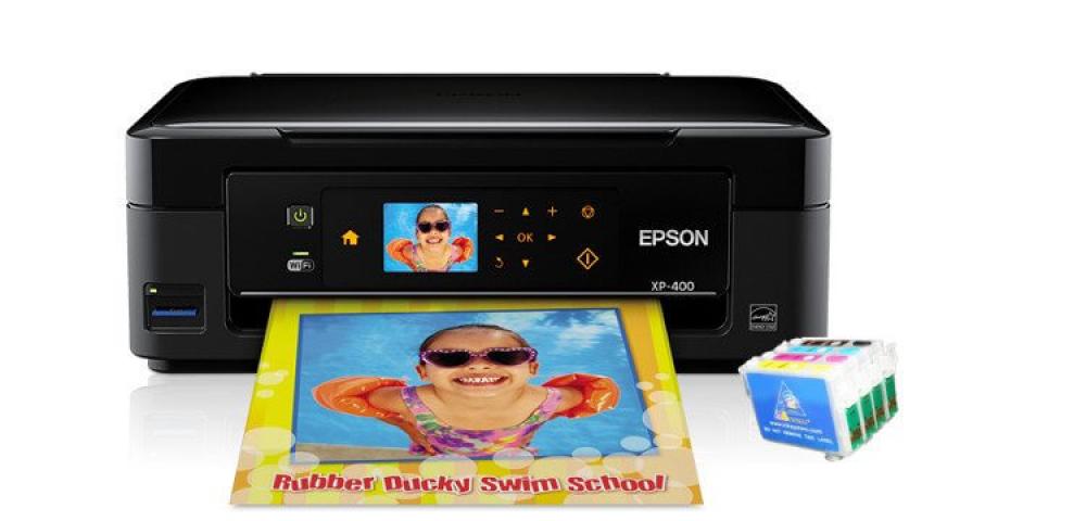 изображение МФУ Epson Expression Home XP-400 с ПЗК и чернилами - изображение 1