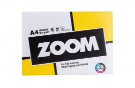 Офисная бумага Zoom A4, 80g/m2, 500л
