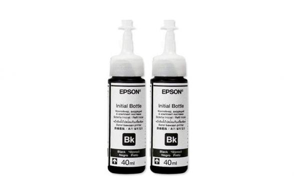 изображение Оригинальные чернила для Epson T664 Black (40 мл) - 2шт