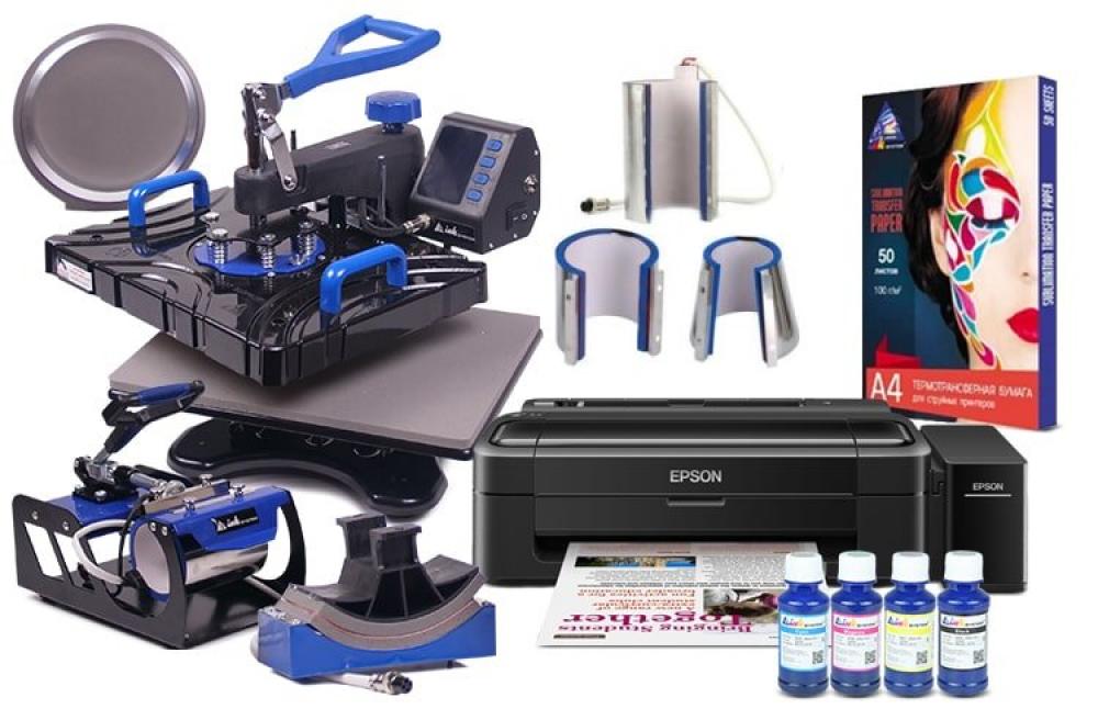 фото Термопресс INKSYSTEM SP Combo 8 29*38 см 8 в 1 и принтер Epson L132 с набором для сублимационной печати - inksystem.com.by - изображение 1