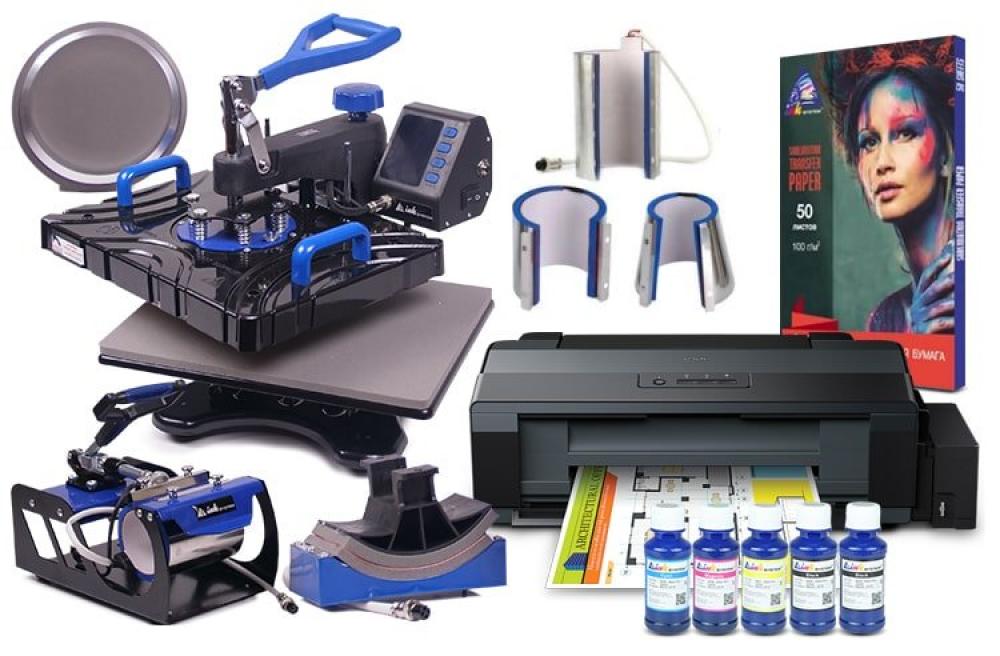 фото Термопресс INKSYSTEM SP Combo 8 29*38 см 8 в 1 и принтер Epson L1300 с набором для сублимационной печати - inksystem.com.by - изображение 1
