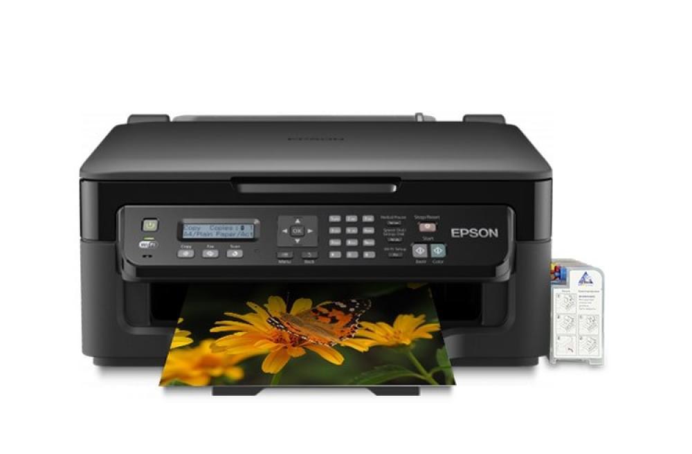 изображение МФУ Epson Workforce WF-2510WF с СНПЧ и чернилами - изображение 1