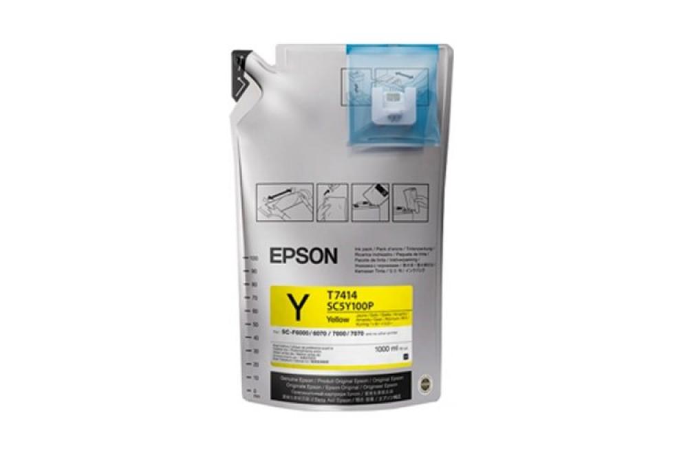 изображение Сублимационные чернила Epson Yellow для Epson SureColor SC-F9400 1100 мл