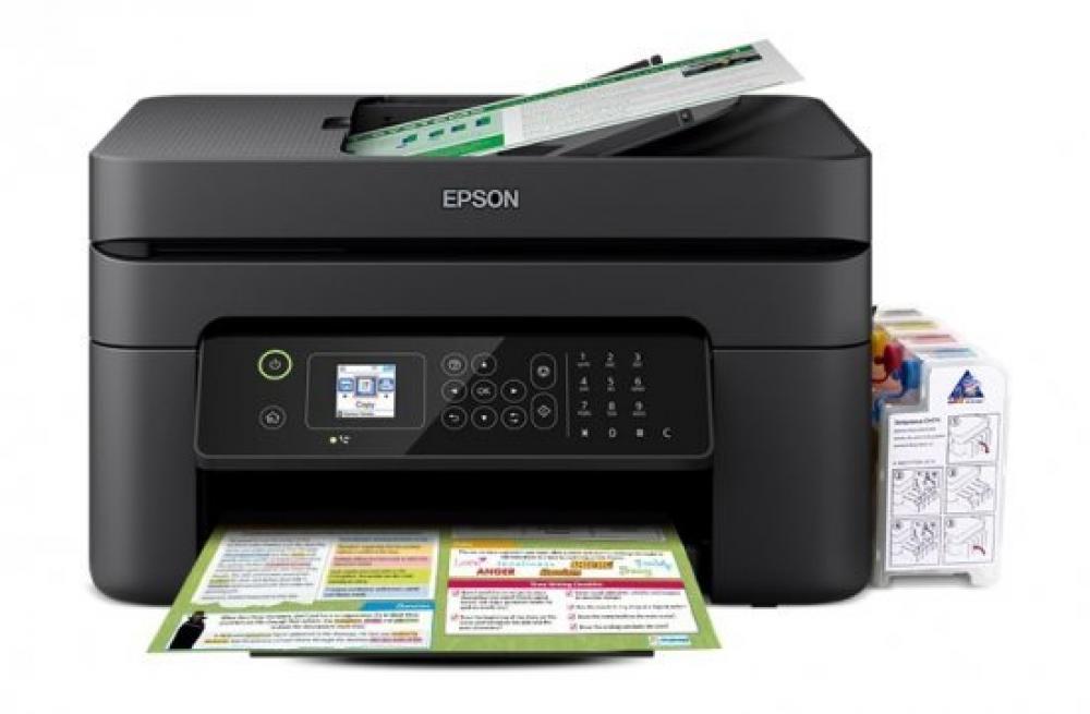 изображение МФУ Epson Workforce WF-2850 с СНПЧ и чернилами - изображение 1