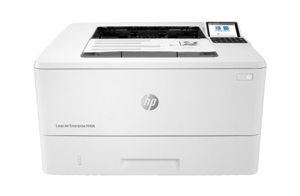 изображение Принтер лазерный HP LaserJet Enterprise M406dn - изображение 1