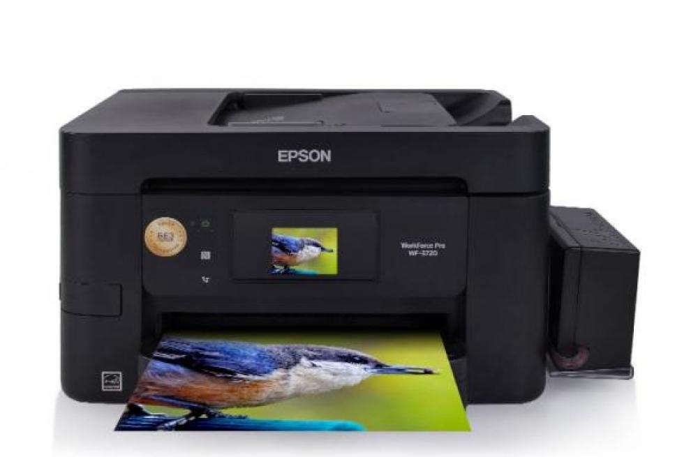 изображение МФУ Epson WorkForce Pro WF-3720DWF с БСНПЧ и чернилами INKSYSTEM (Уценка) - изображение 1
