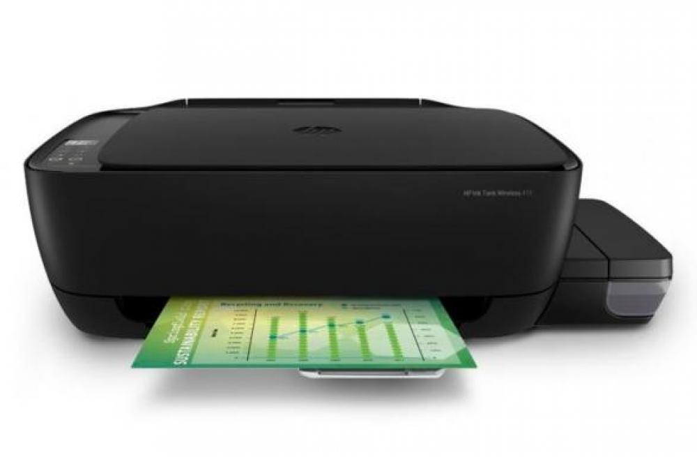 изображение МФУ HP Ink Tank 415 с оригинальной СНПЧ и чернилами INKSYSTEM (Уценка) - изображение 1