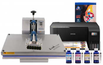 Планшетный термопресс INKSYSTEM P-4060 40*60 см и МФУ Epson L3210 с набором для сублимационной печати