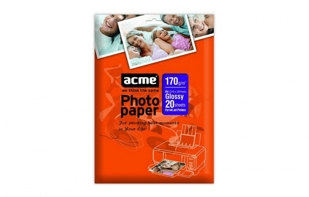изображение Глянцевая фотобумага ACME Glossy 170g, 10x15, 20 листов