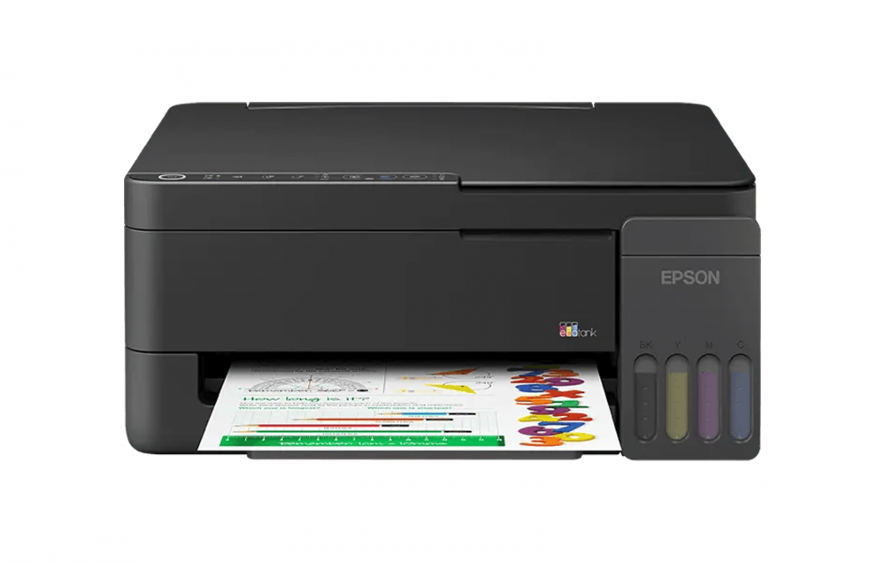 изображение МФУ Epson L3350 с оригинальной СНПЧ и чернилами - изображение 1