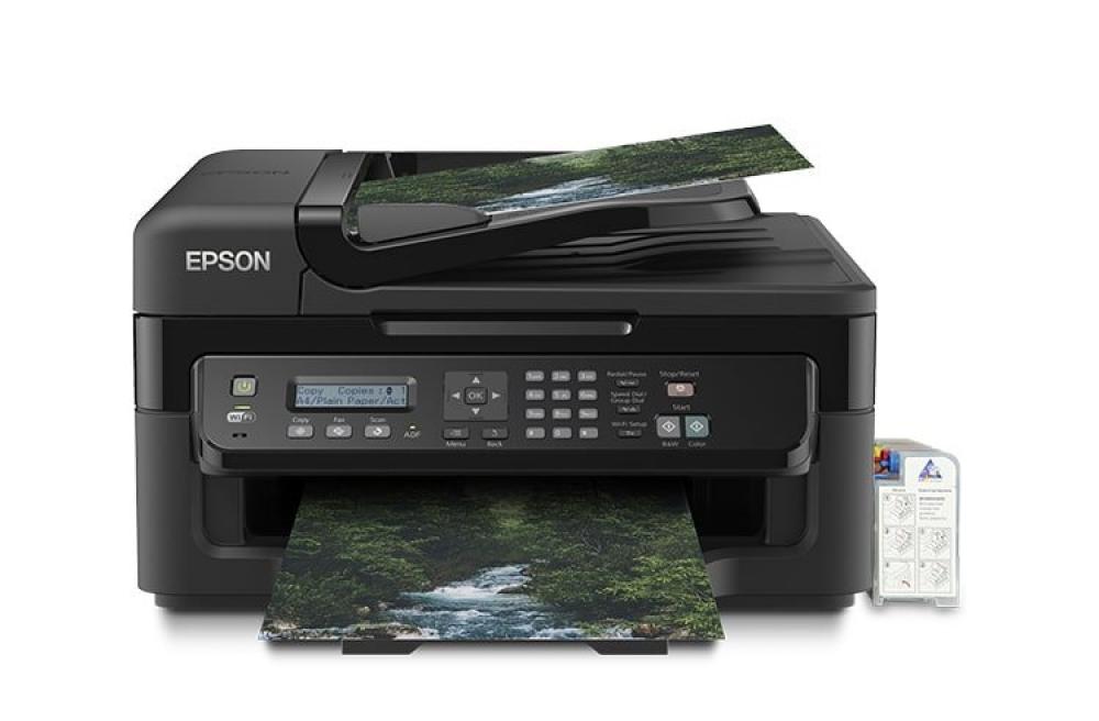 изображение МФУ Epson WorkForce WF-2540 с СНПЧ и чернилами (Уценка) - изображение 1