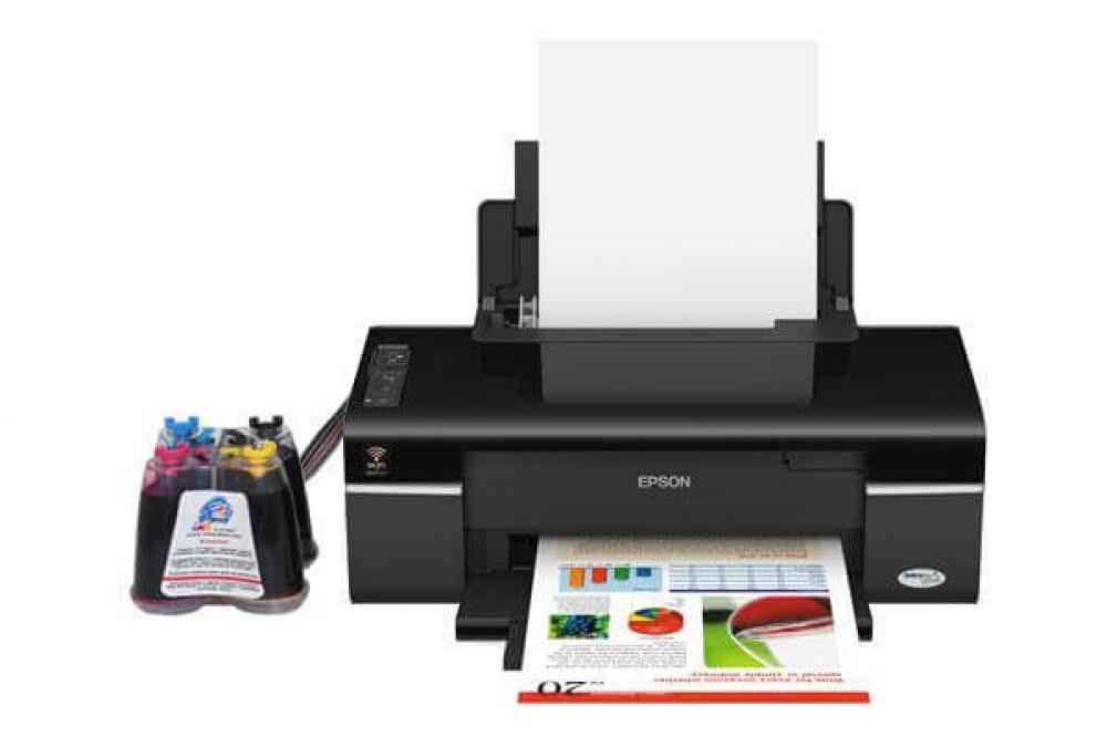 изображение Принтер Epson Stylus Office T40W с СНПЧ и чернилами - изображение 1