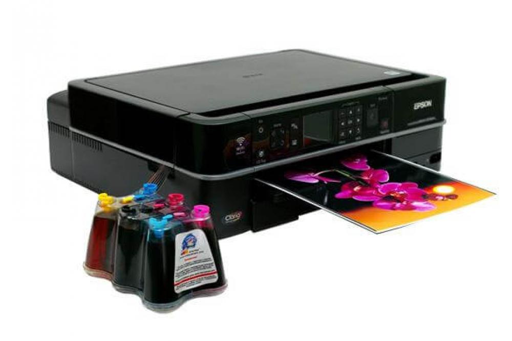 изображение МФУ Epson Stylus Photo TX700W с СНПЧ и чернилами - изображение 1