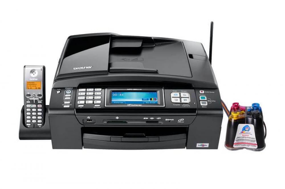 изображение МФУ Brother MFC-990CW с СНПЧ и чернилами - изображение 1
